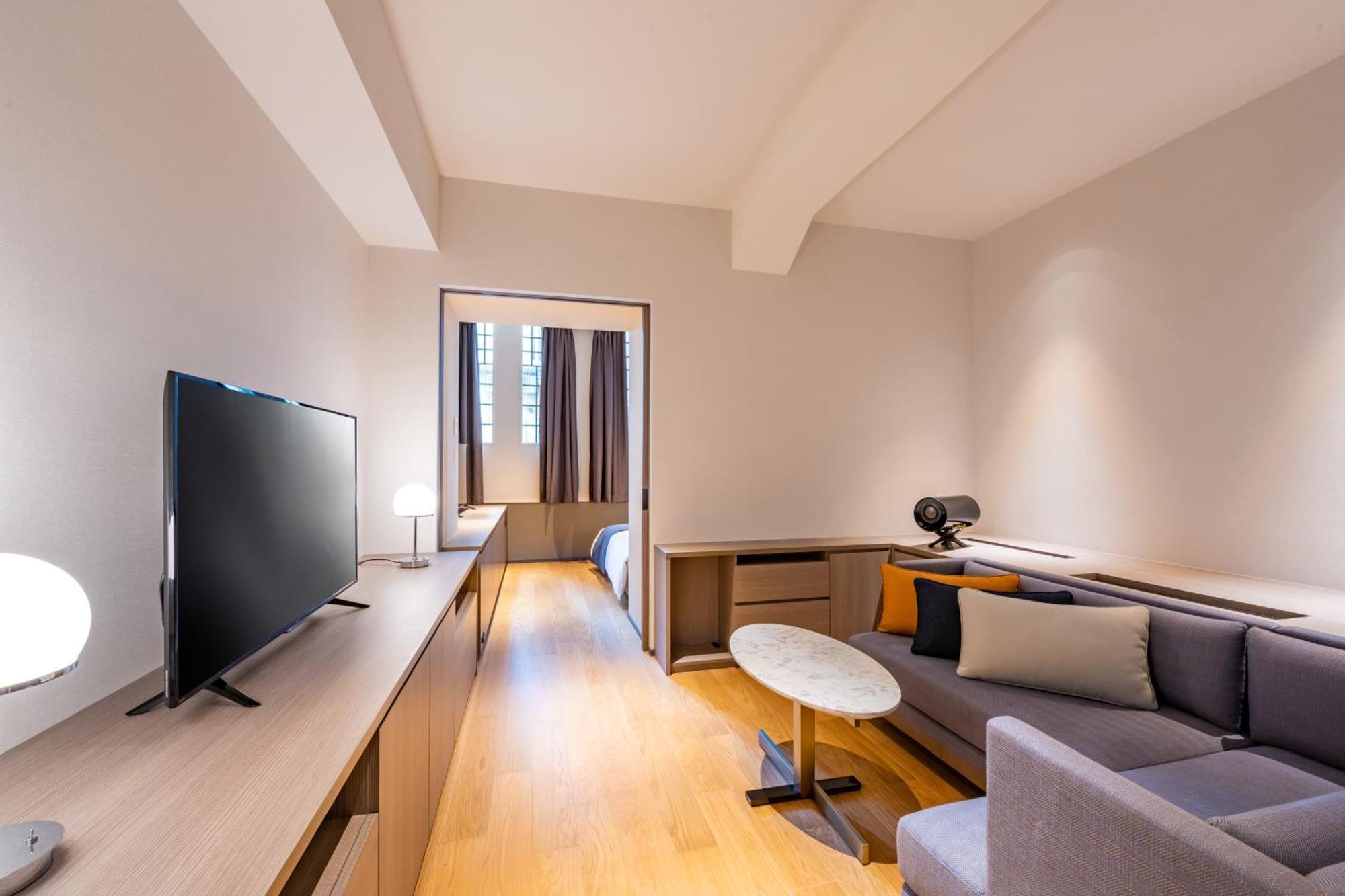 The Gate Hotel Kyoto Takasegawa By Hulic Εξωτερικό φωτογραφία A room at the hotel